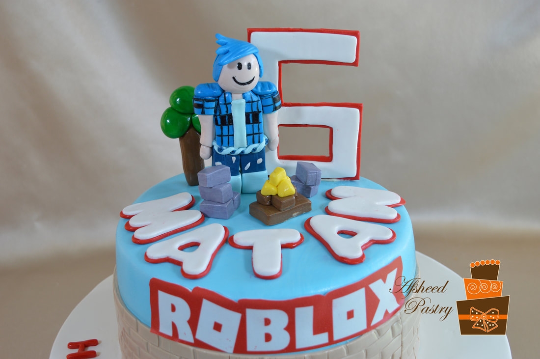 Roblox Birthday Cake - roblox design cake